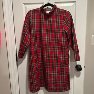 Amazon plaid swing dress